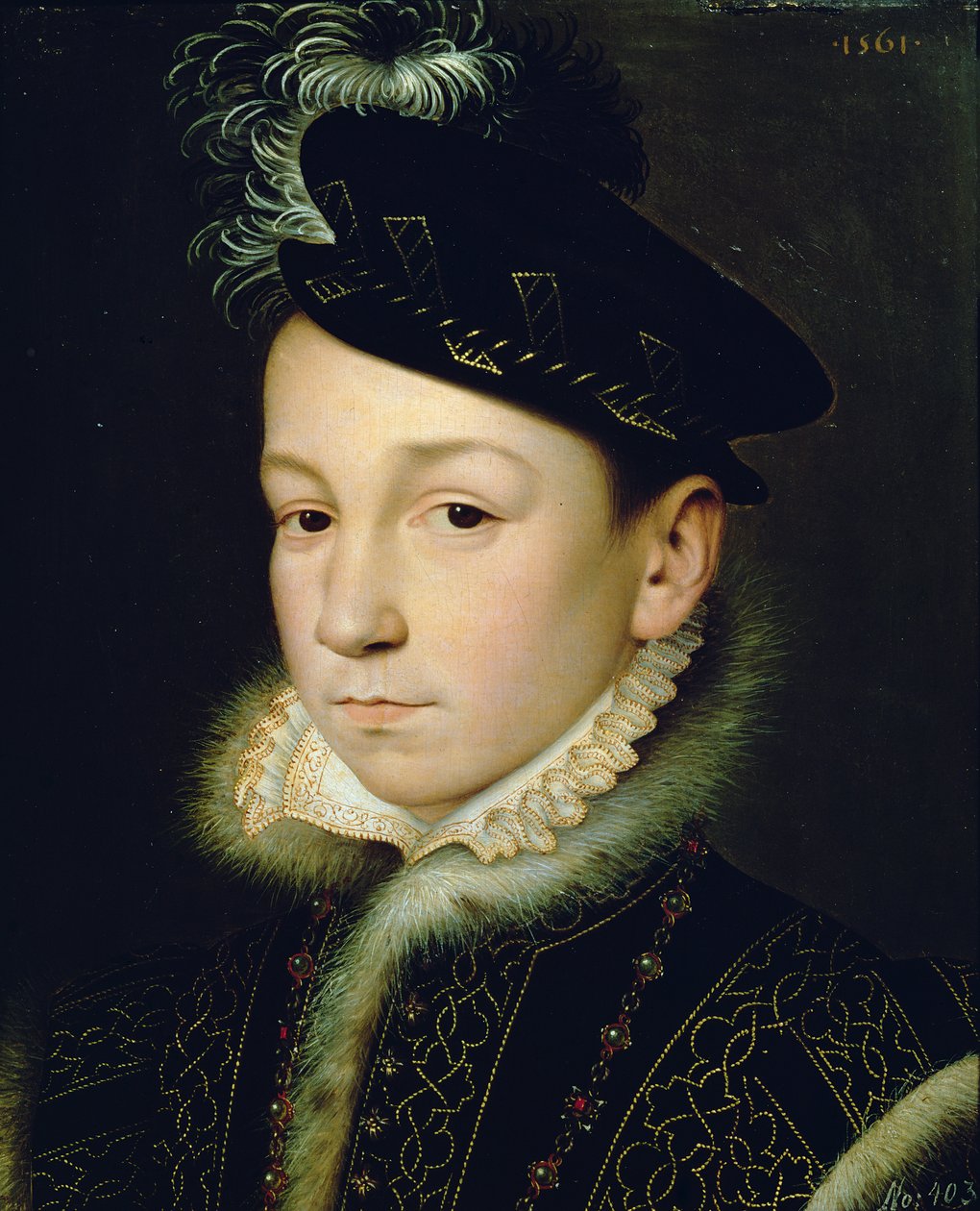 Charles IX by François Clouet