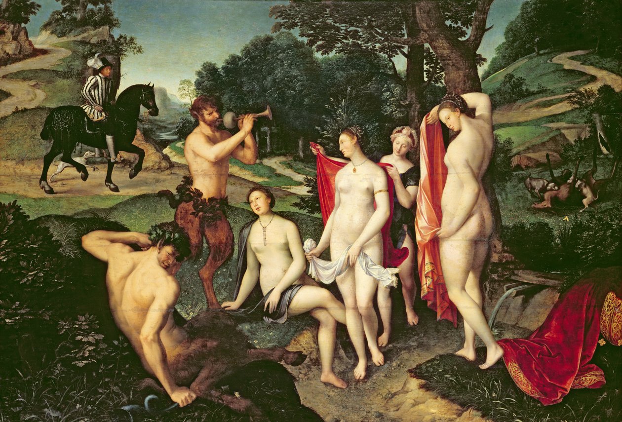 Diana Bathing, 1558-59 by François Clouet