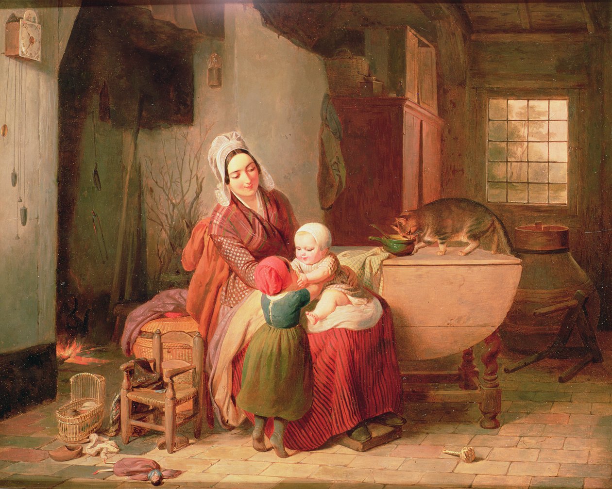 The Happy Mother by François Antoine de Bruycker