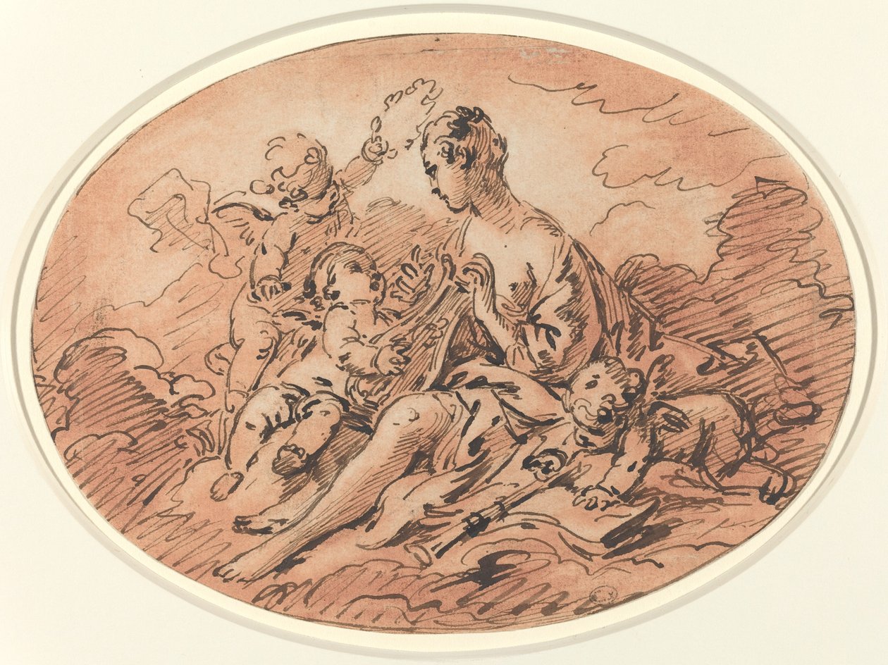 Allegory of Music by François Boucher