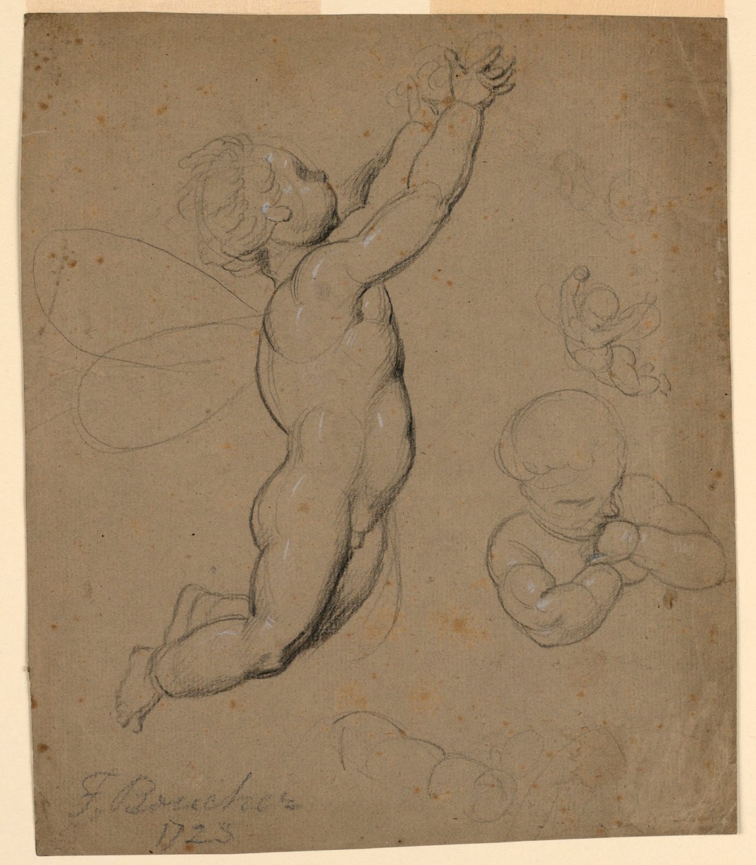 Studies of Putti by François Boucher