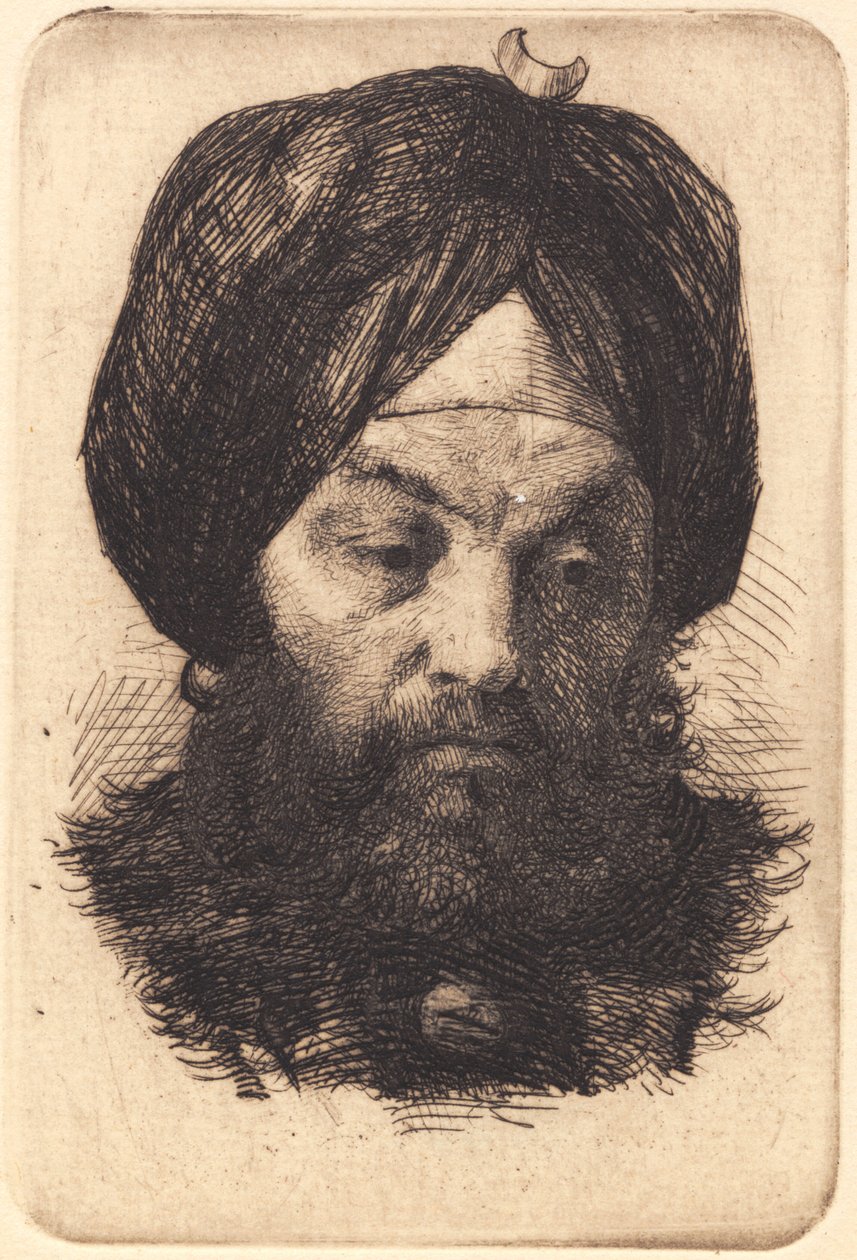 Man with Turban by Frans Schwartz