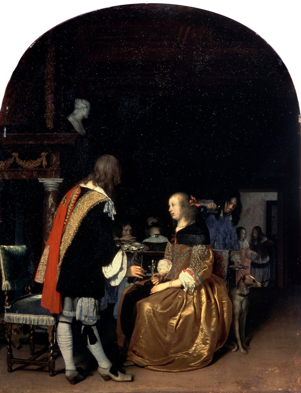 The Oyster Meal by Frans van Mieris