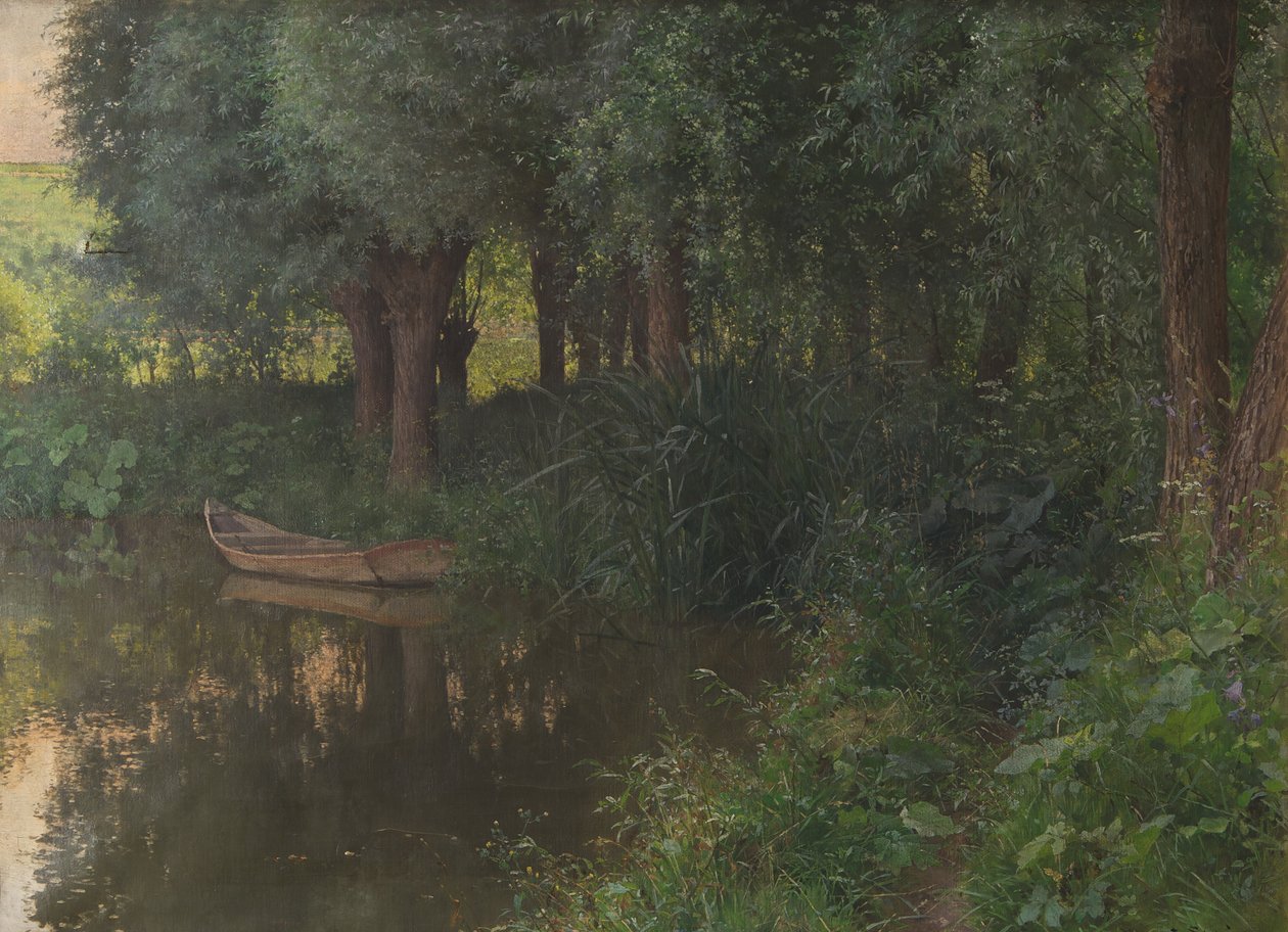 The Pond by František Slabý