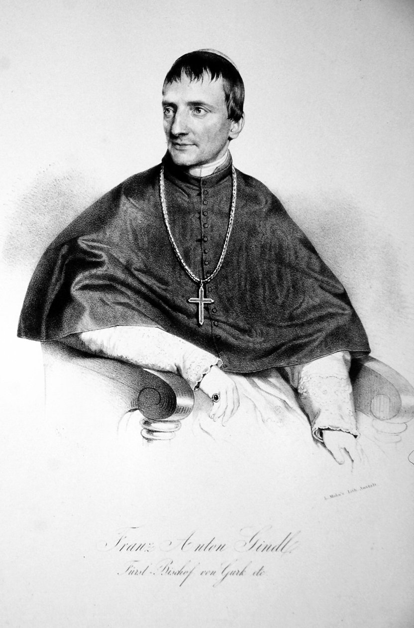 Franz Anton Gindl, Bishop of Brünn by Franz Eybl