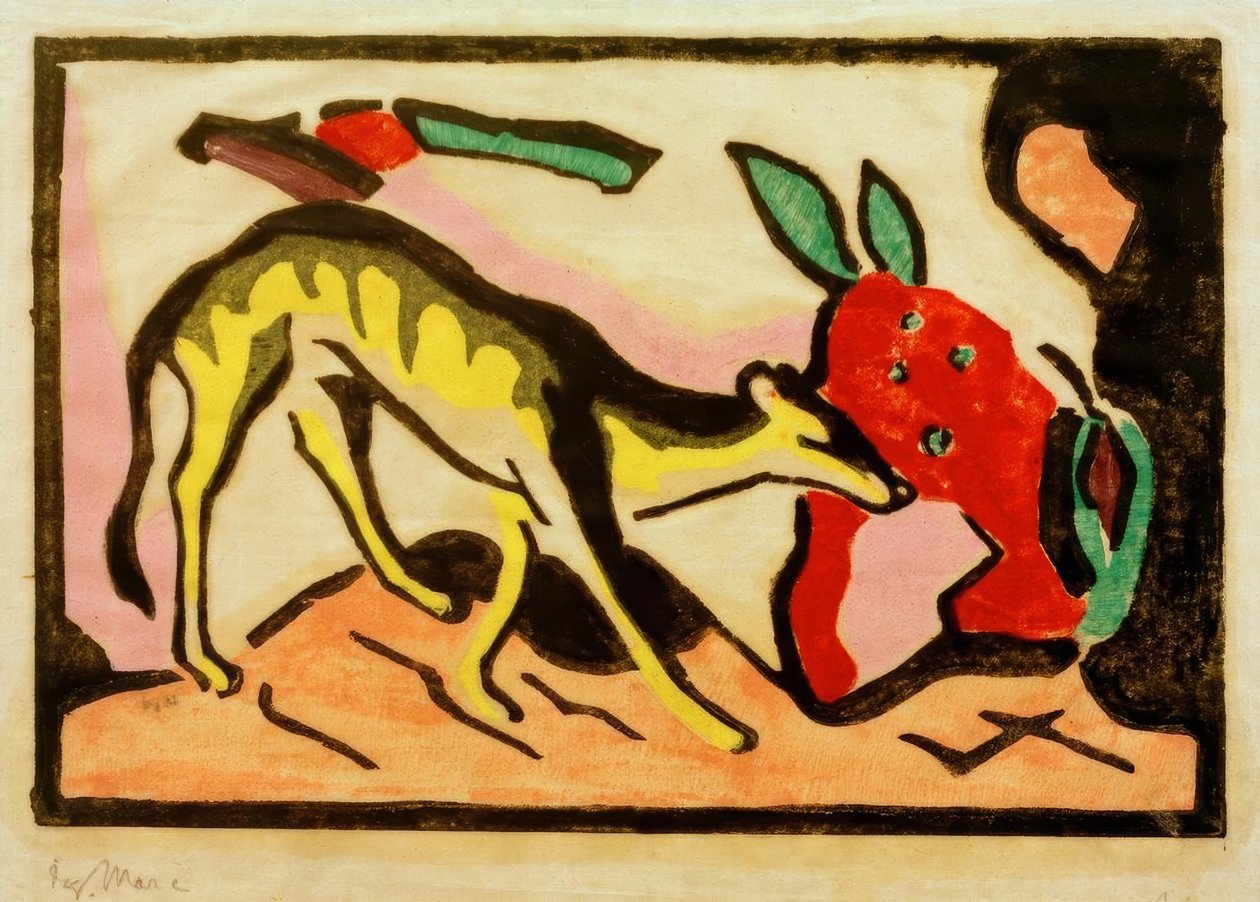 Mythical Creature by Franz Marc