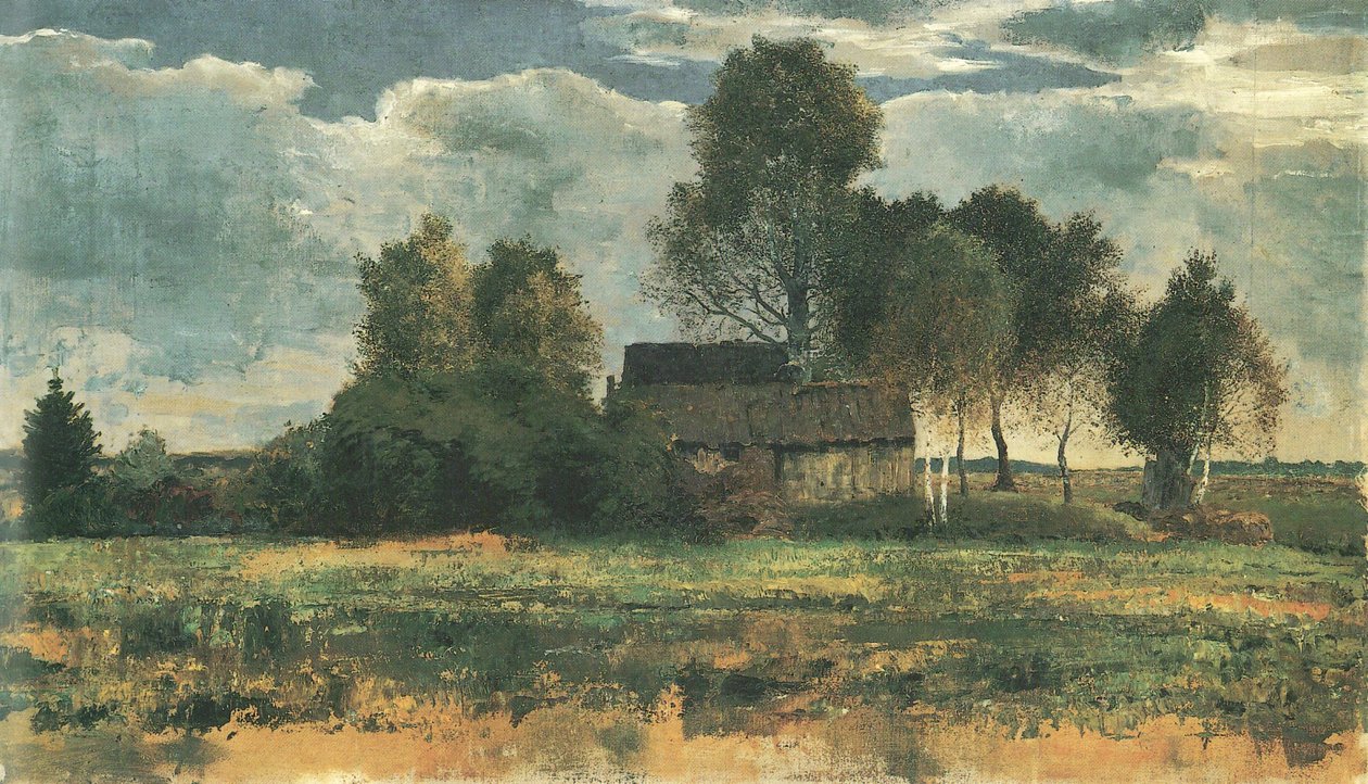 Moor Huts in Dachau Moor by Franz Marc