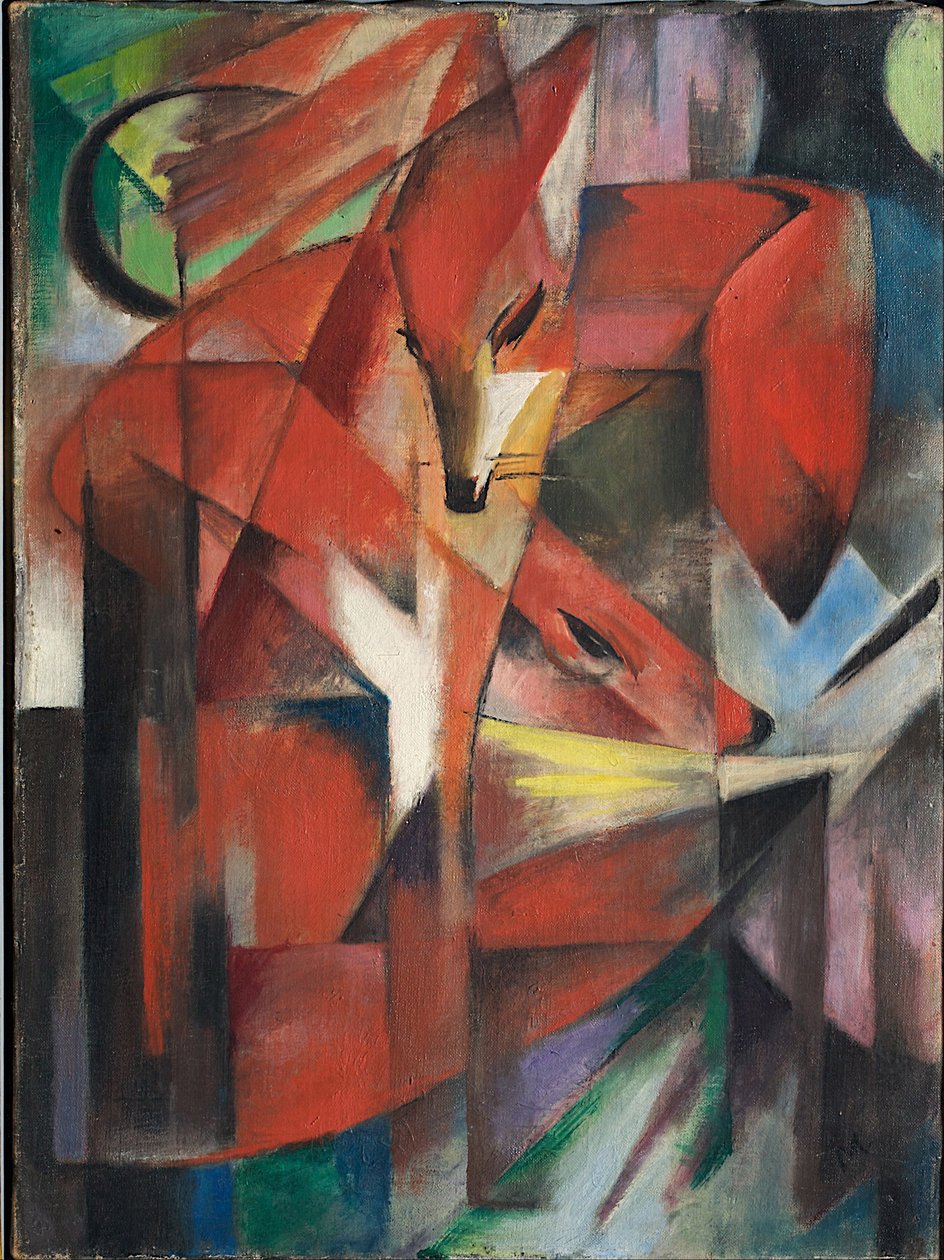 The Fox, 1913 by Franz Marc