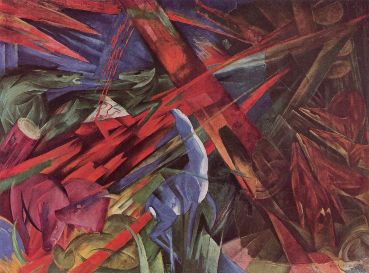 Animal Fates by Franz Marc