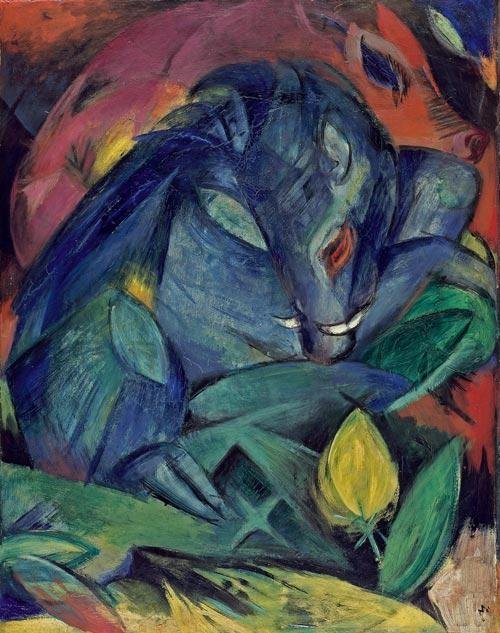 Wild Boars by Franz Marc