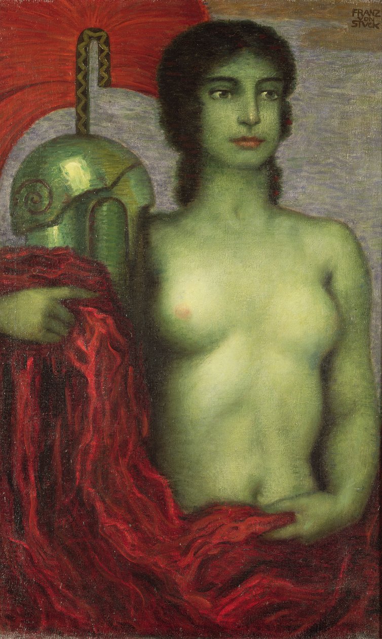 Athena, c.1923 by Franz von Stuck
