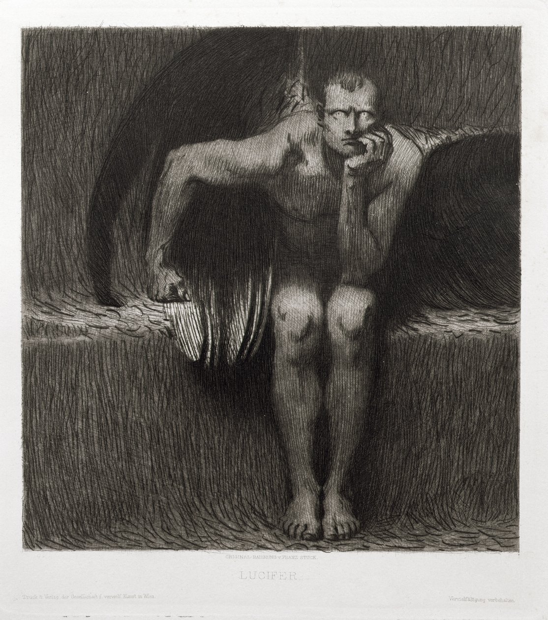 Lucifer by Franz von Stuck