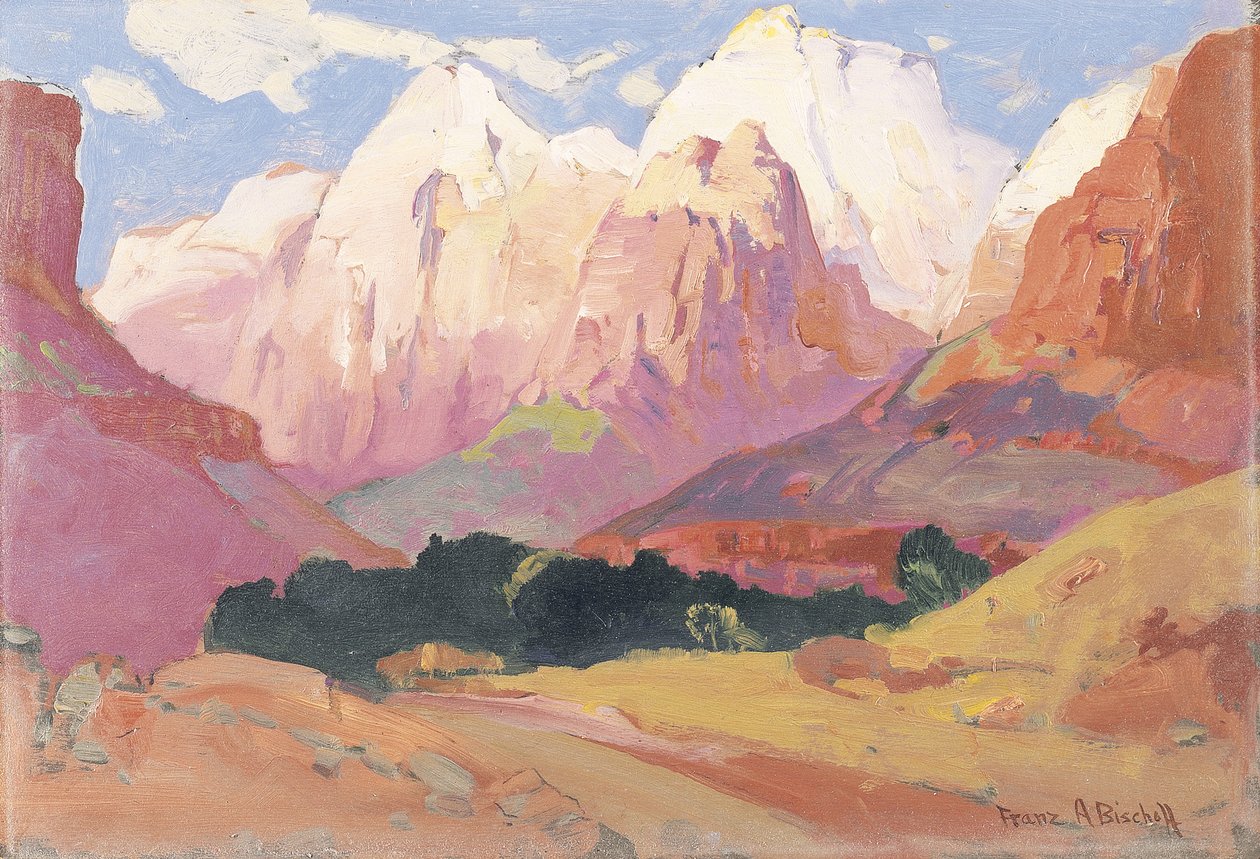 Grand Tetons by Franz A. Bischoff