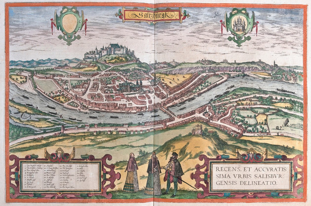 Salzburg, Austria by Franz Hogenberg