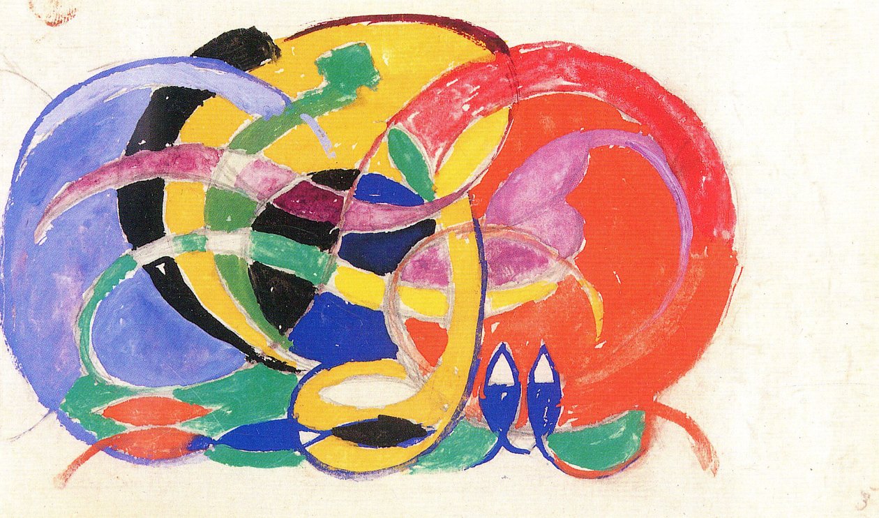 Abstract Composition by Franz Marc