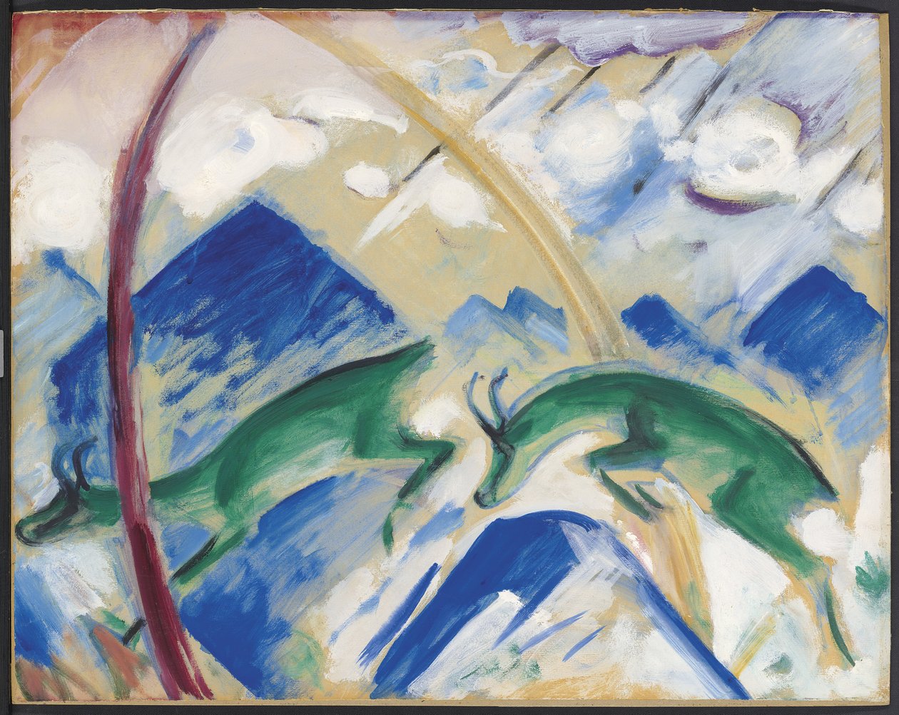 Chamois by Franz Marc