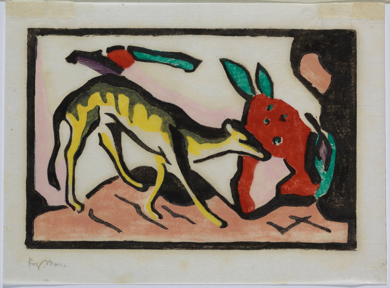 Mythical Creature by Franz Marc