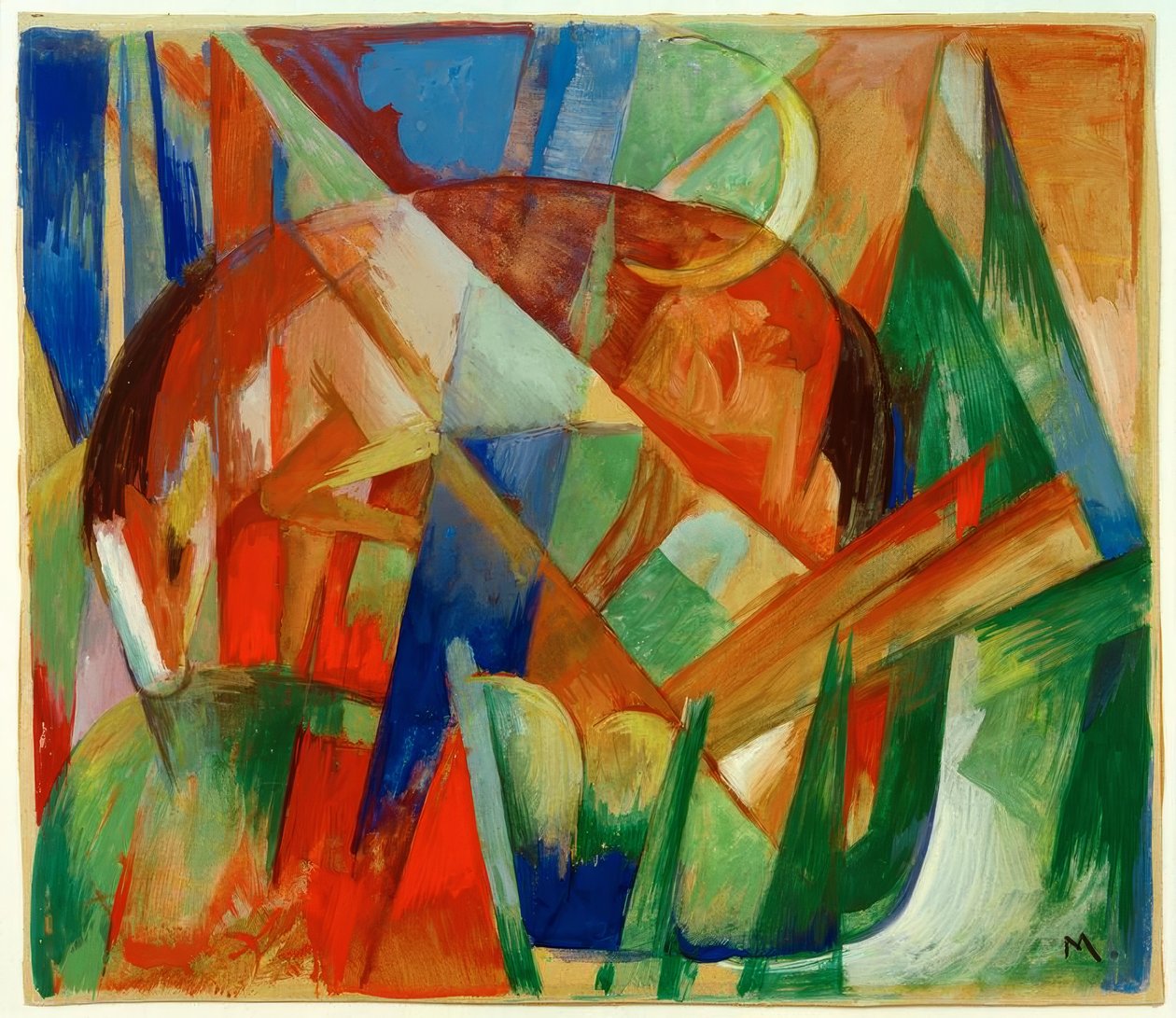 Mythical Creature II (Horse) by Franz Marc