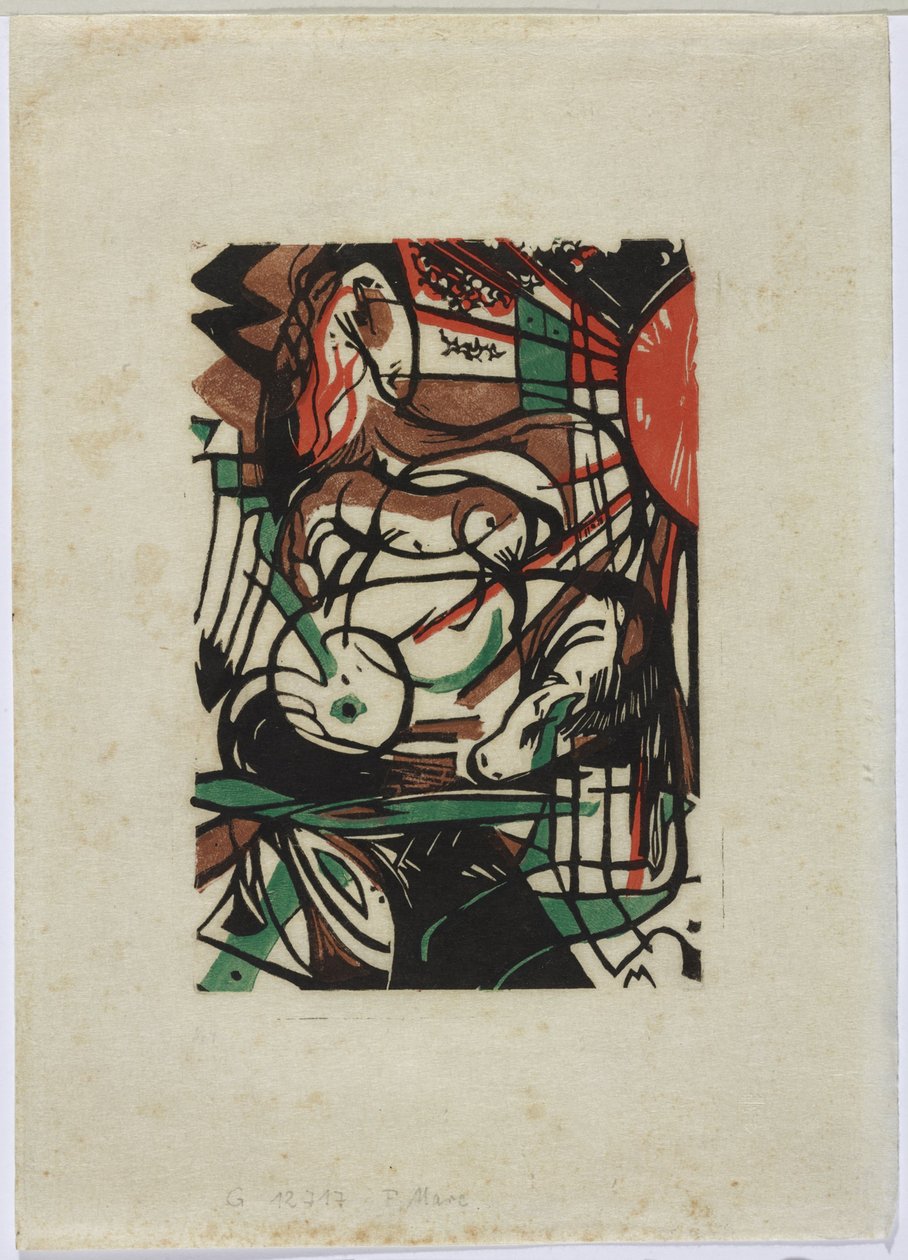 Birth of the Horses by Franz Marc
