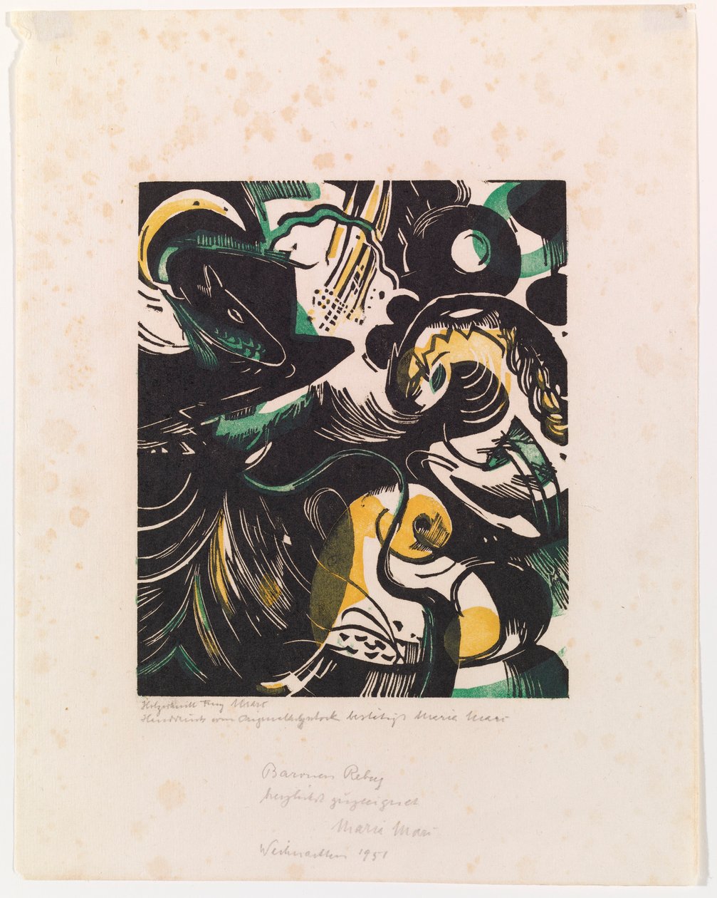 Genesis II by Franz Marc