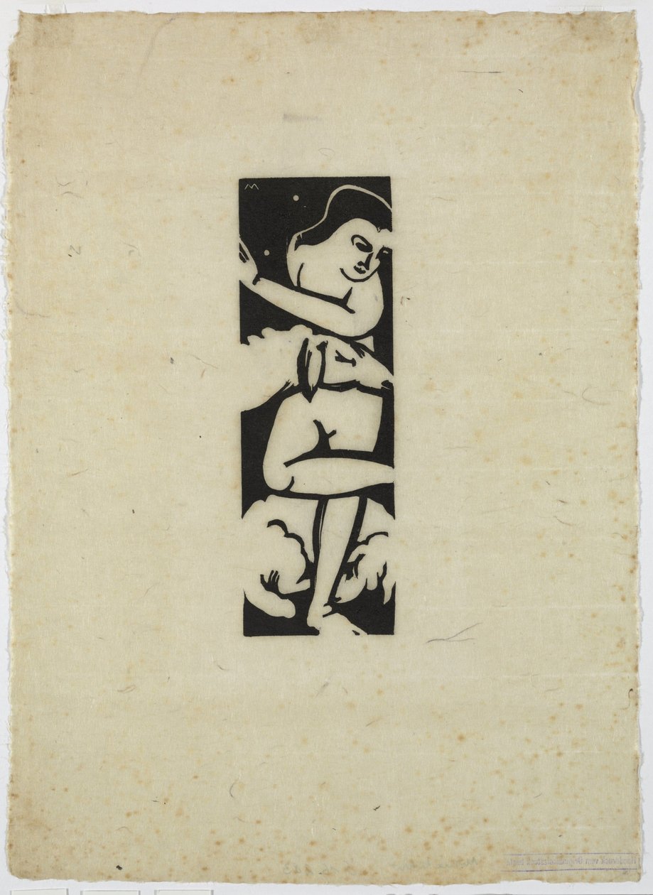 The Shepherdess by Franz Marc
