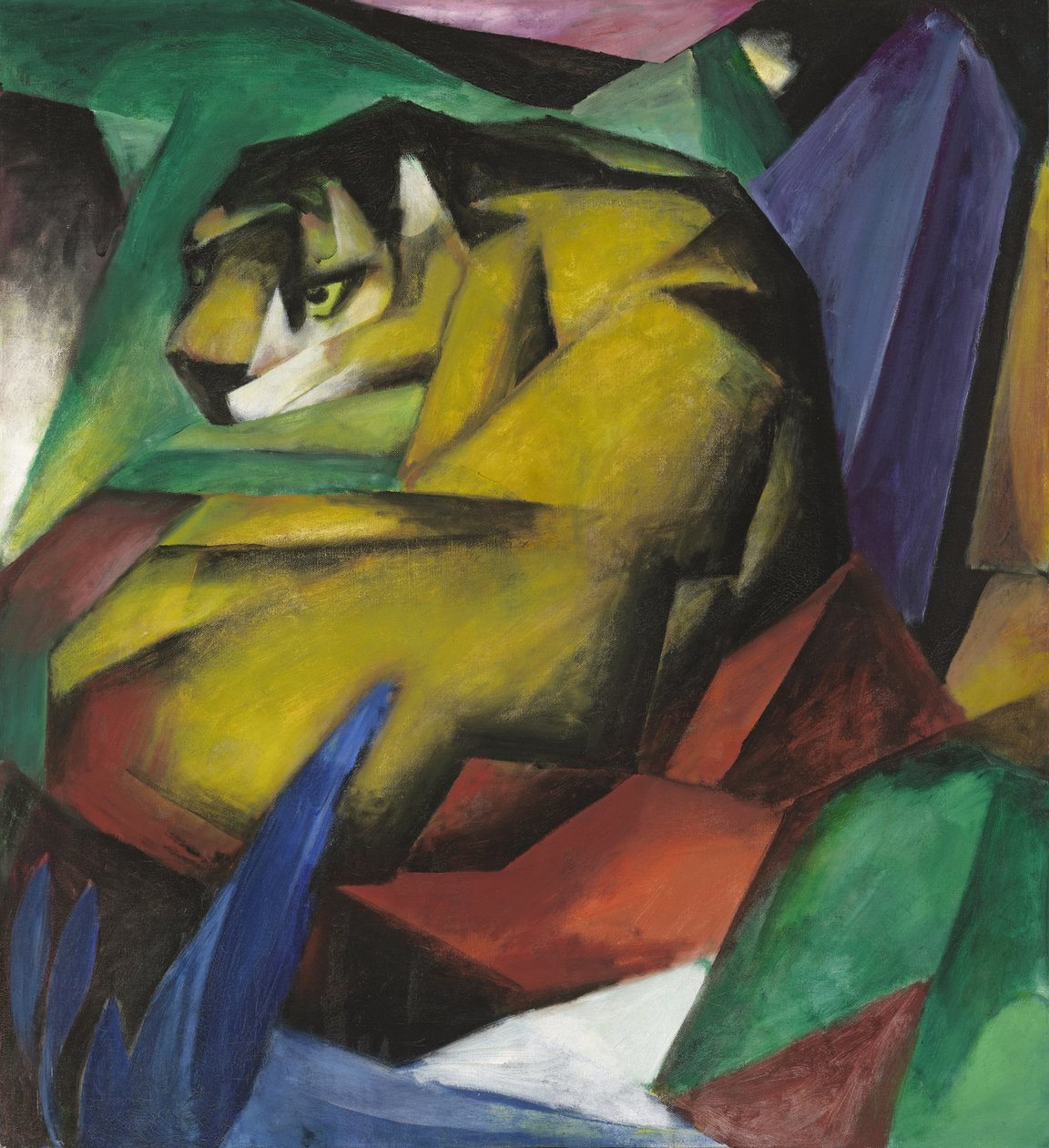 Tiger by Franz Marc