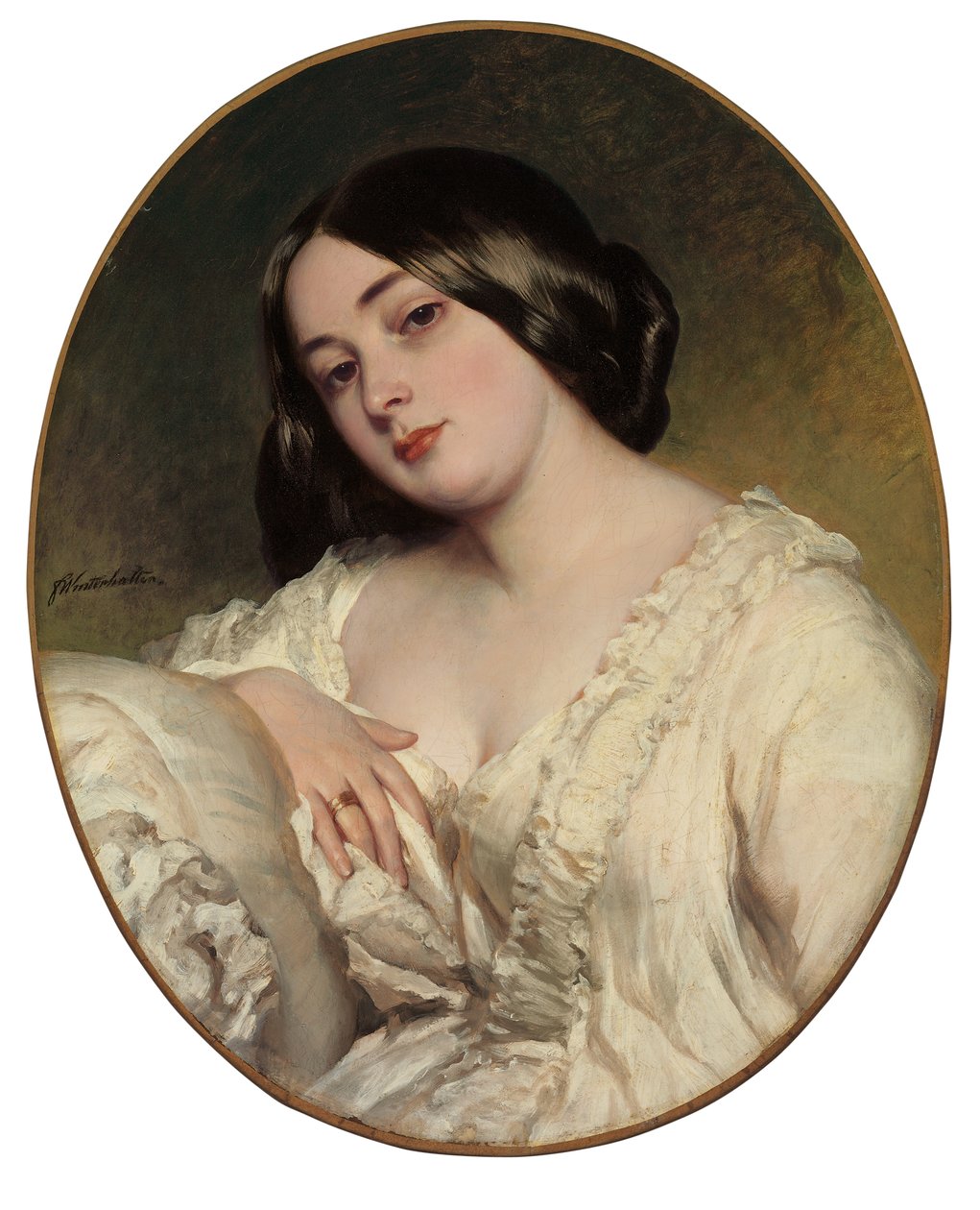 Portrait of a Lady by Franz Xaver Winterhalter