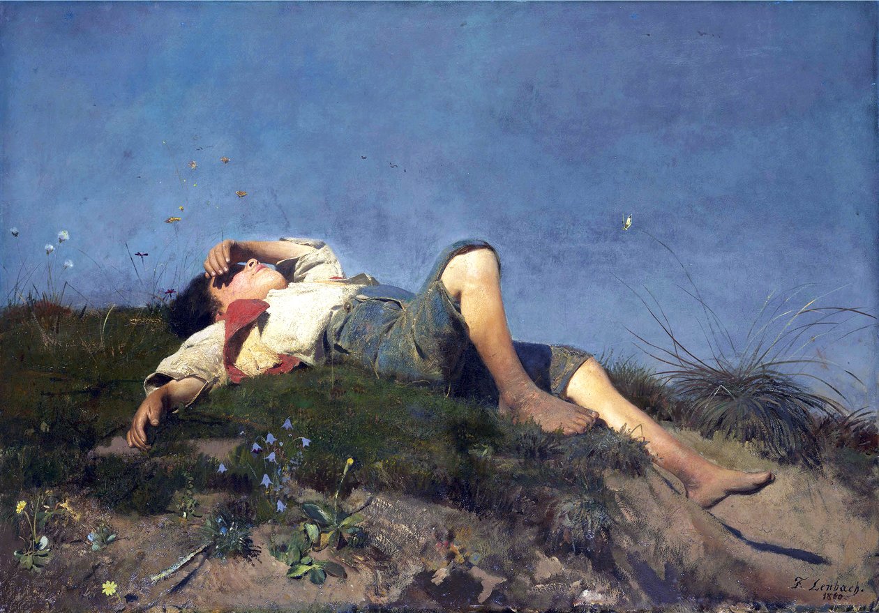 Shepherd Boy by Franz von Lenbach