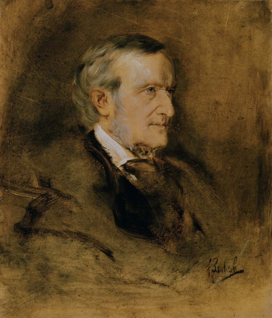 Richard Wagner by Franz von Lenbach