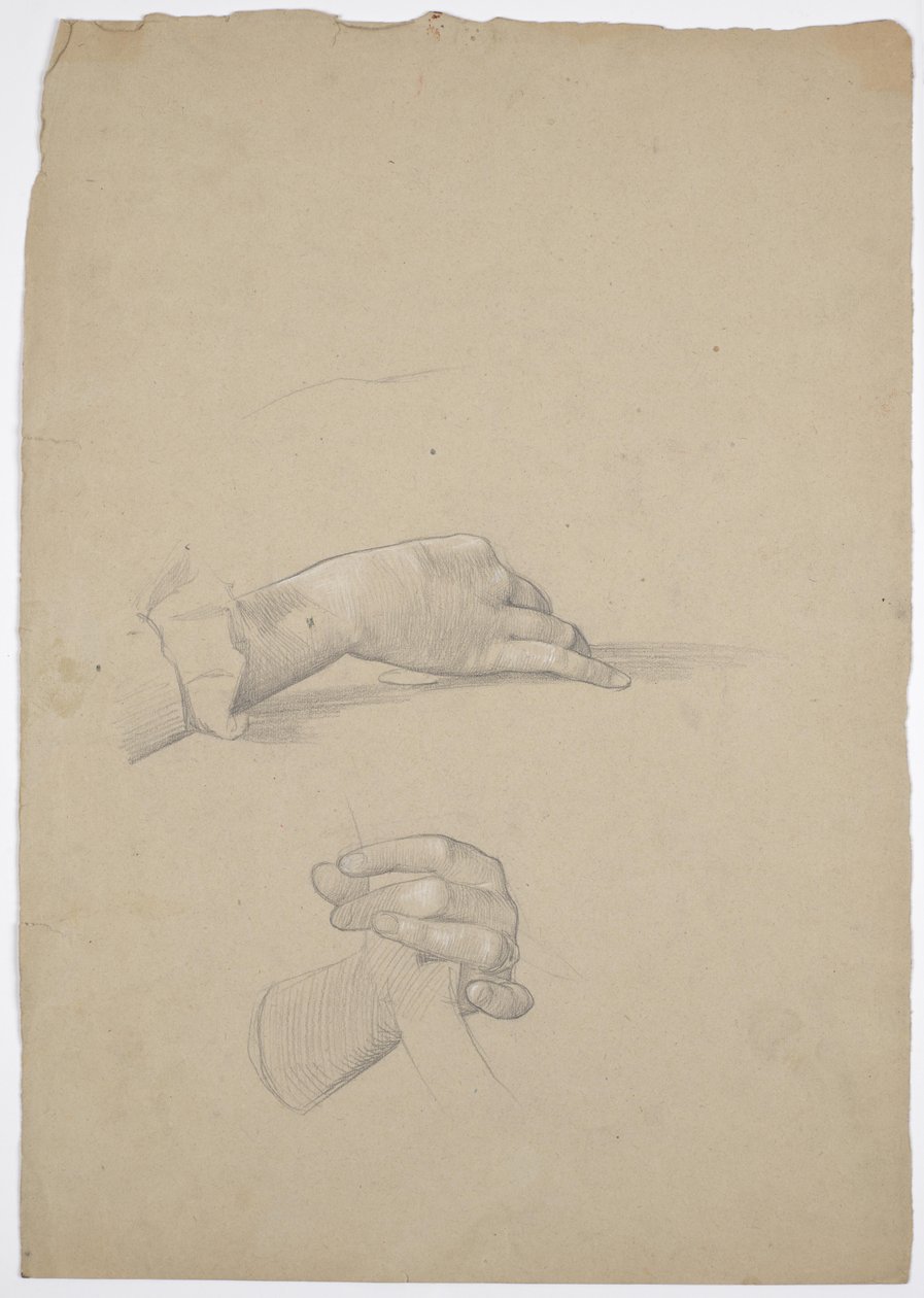 Hand Studies by Franz von Matsch