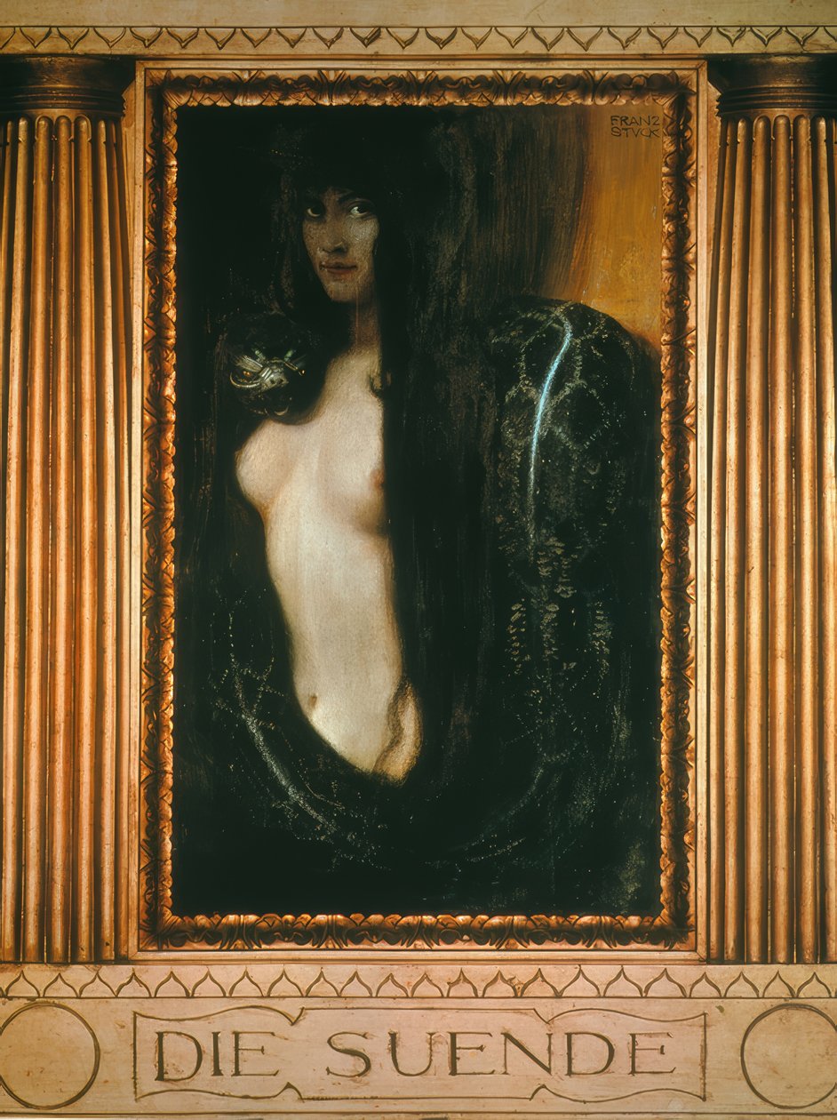 The Sin by Franz von Stuck