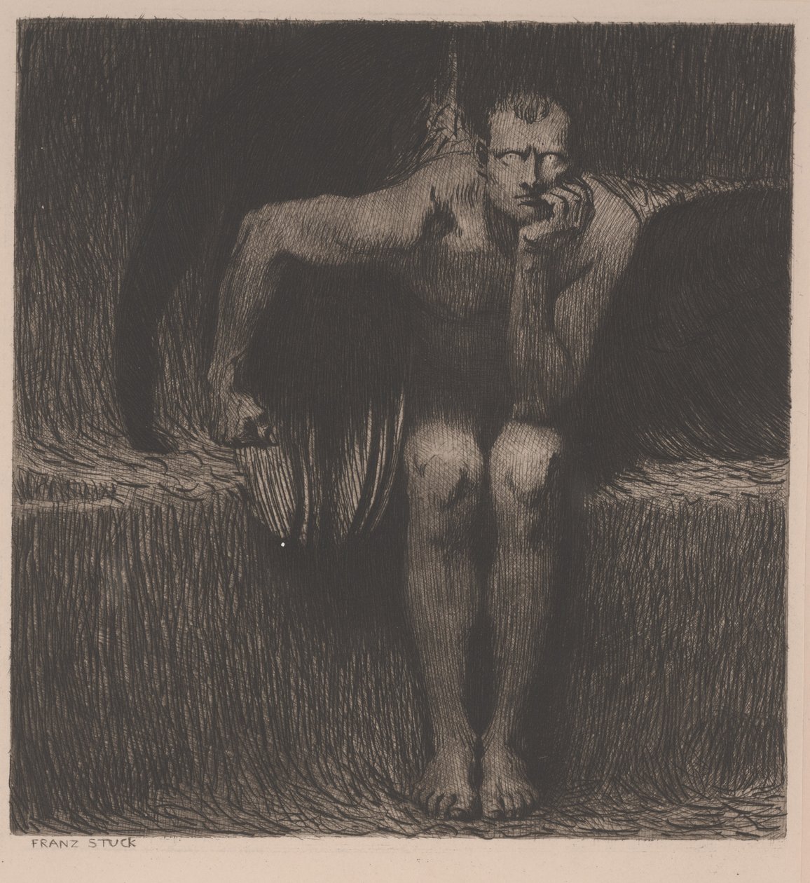 Lucifer by Franz von Stuck