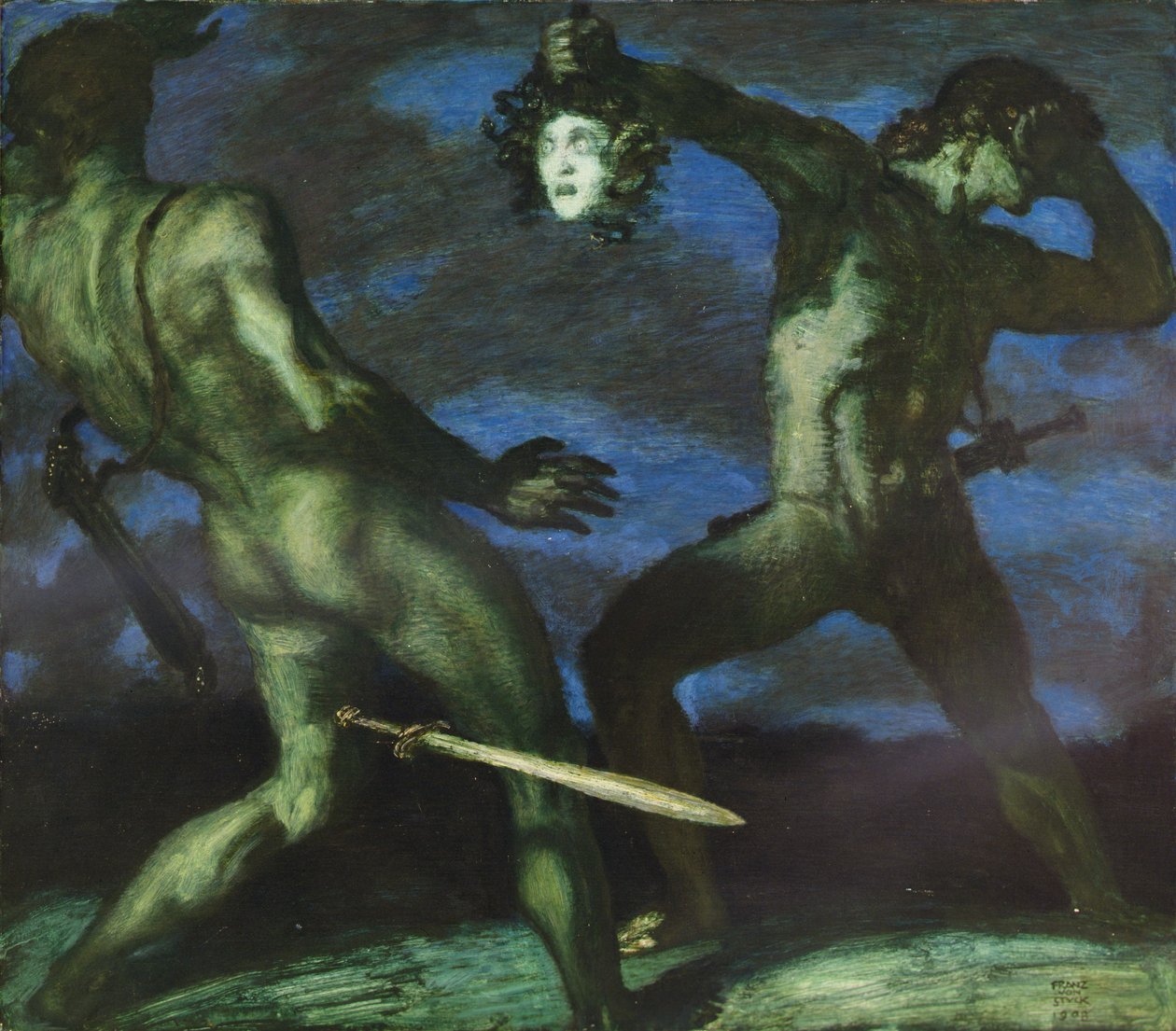 Perseus with the Head of Medusa by Franz von Stuck