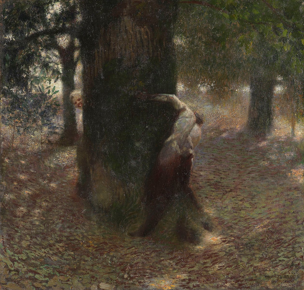 The Tease by Franz von Stuck