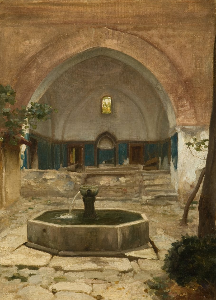 Ruined Mosque, Broussai, 1867 by Frederic Leighton