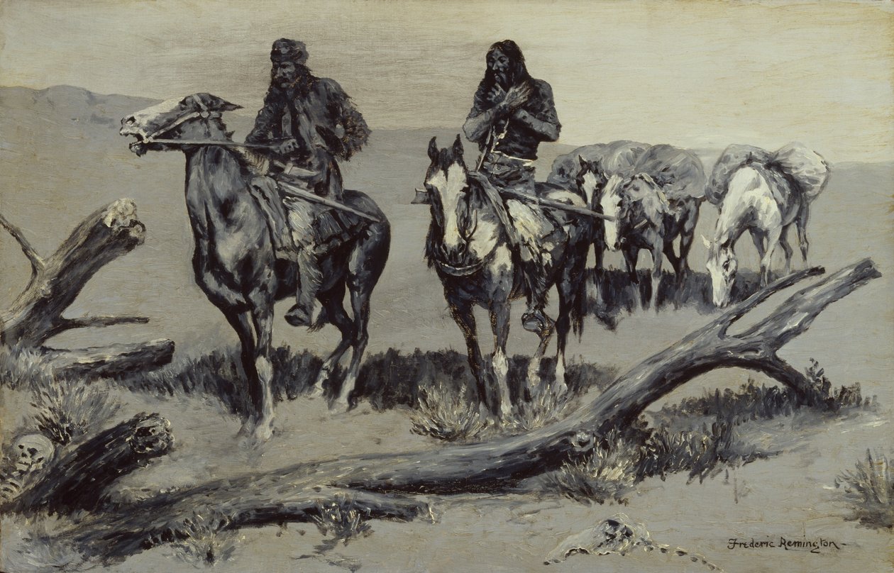 Dead Men (The Discovery) by Frederic Remington