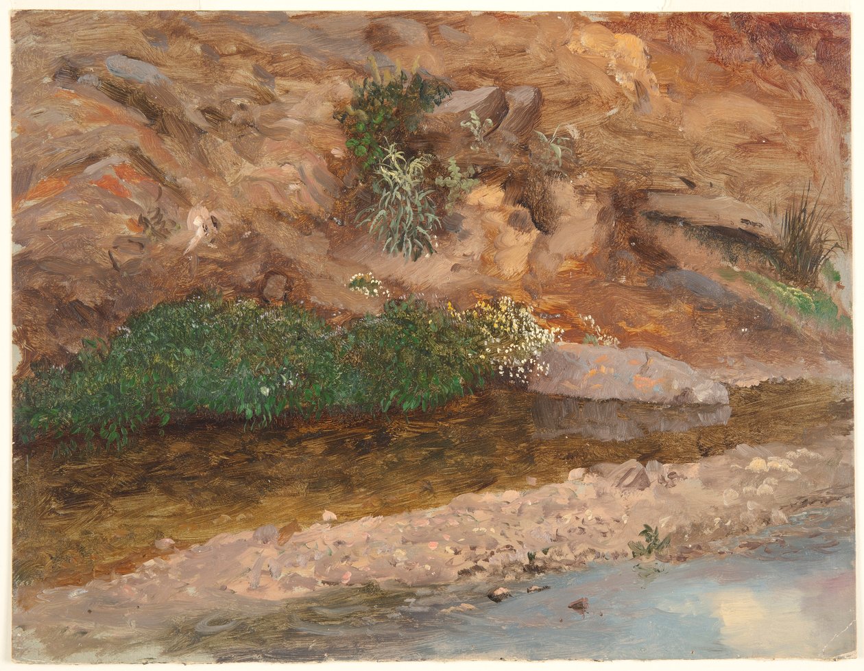 Bank of a Stream by Frederic Edwin Church