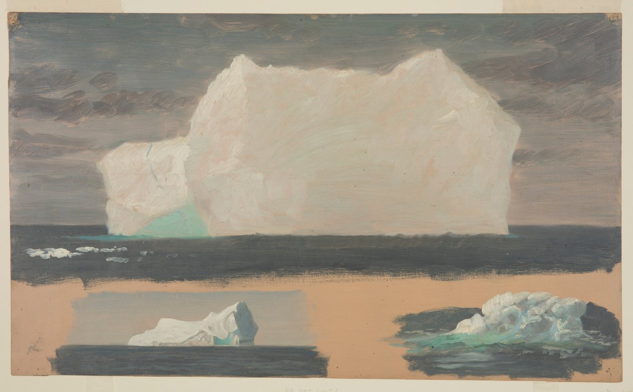 Floating Icebergs near Twillingate, Newfoundland by Frederic Edwin Church