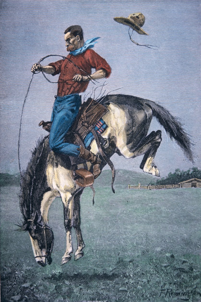 Bronco-Buster by Frederic Remington