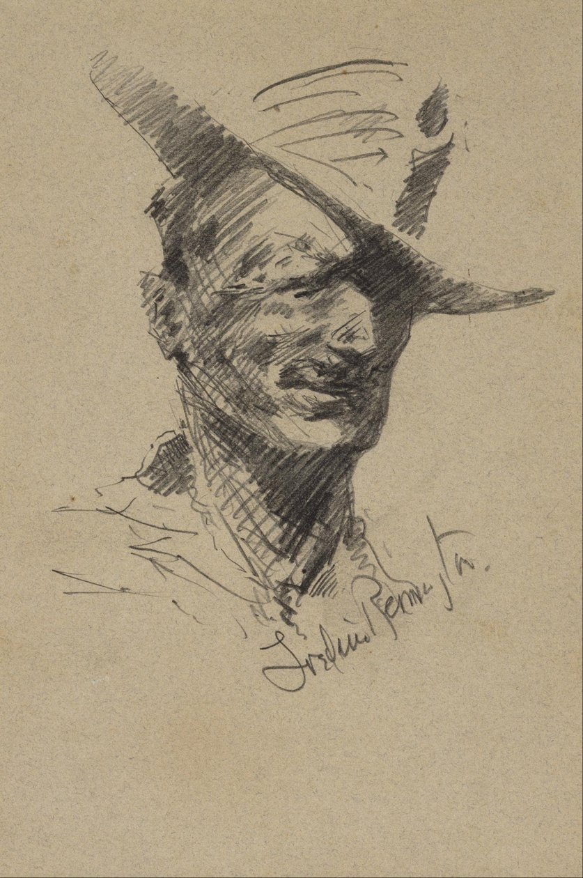 Self Portrait by Frederic Remington