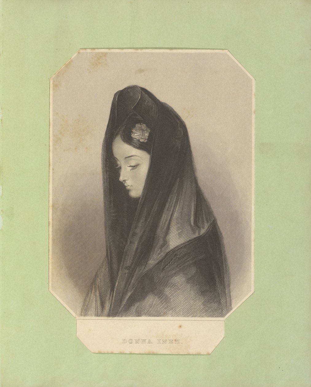 Donna Inez by Frederick Christian Lewis