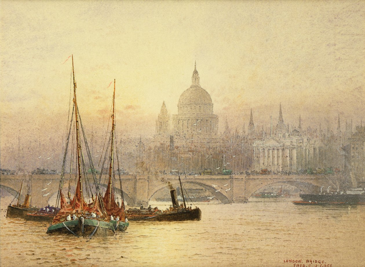 London Bridge by Frederick E.J. Goff
