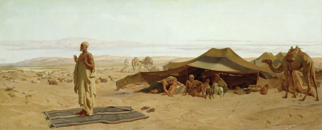 Evening Prayer in the West, 1872 by Frederick Goodall