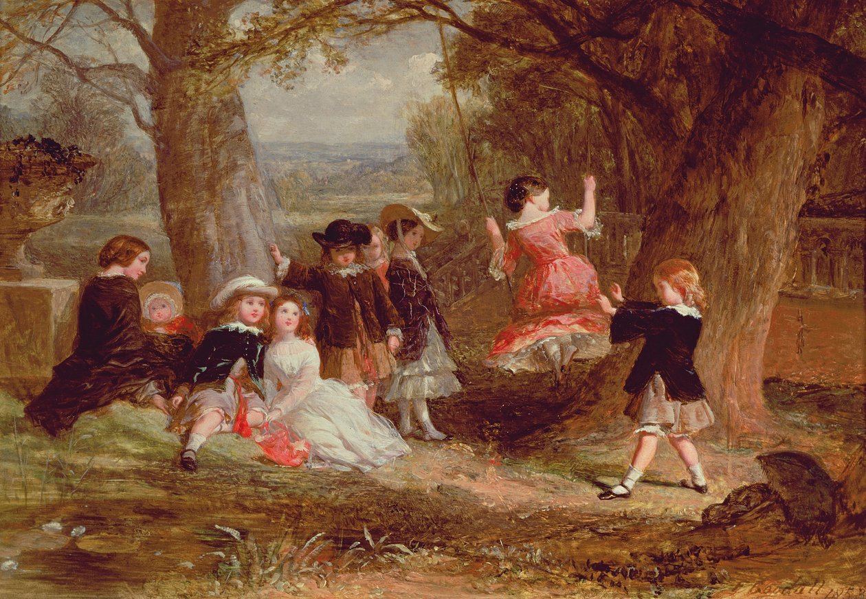 The Swing, 1853 by Frederick Goodall