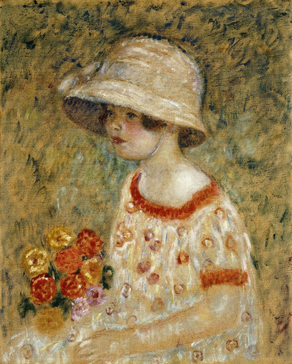Portrait of Frances Kilmer by Frederick Carl Frieseke
