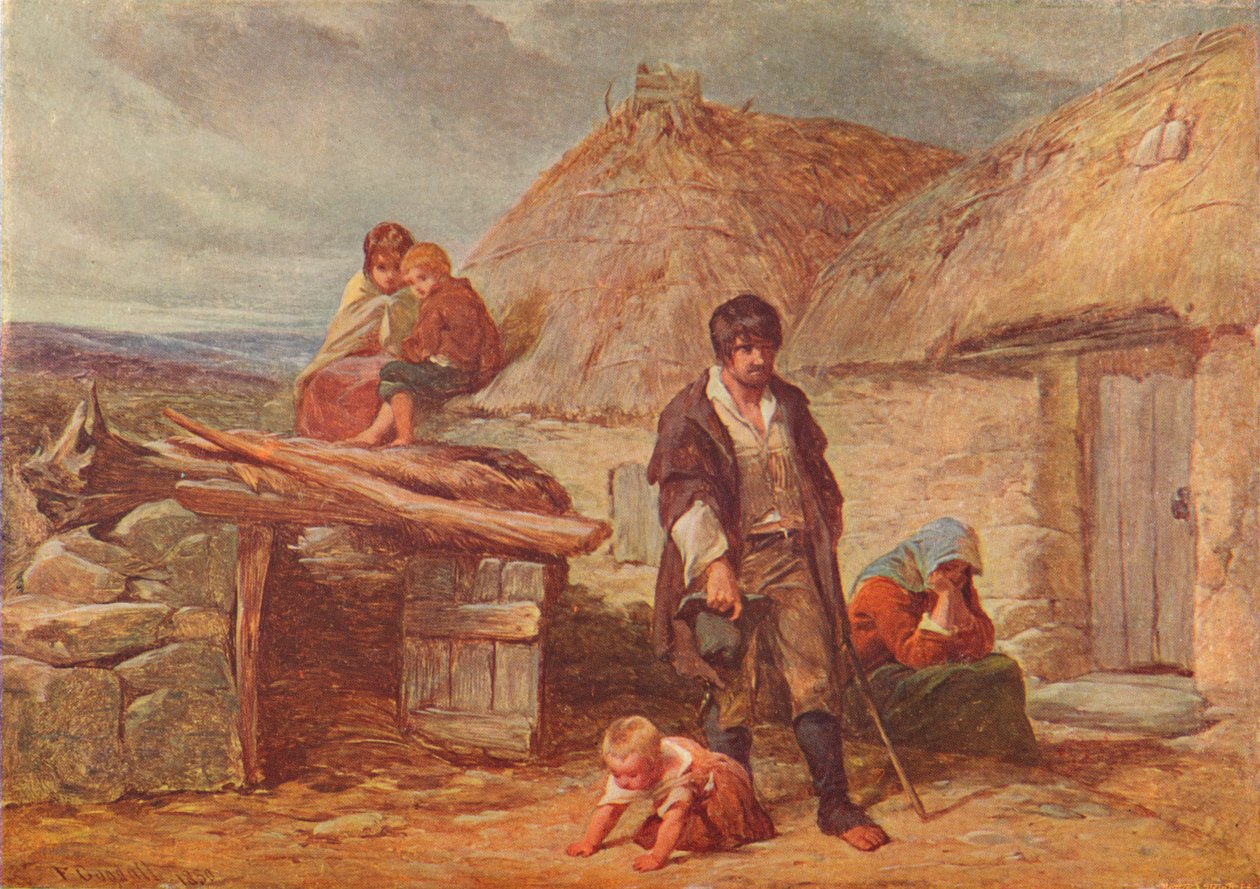 An Irish Eviction by Frederick Goodall