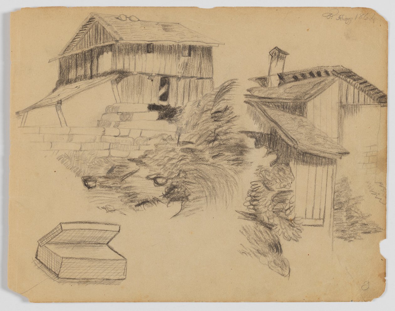 Sketchbook page by Frederick Krieg