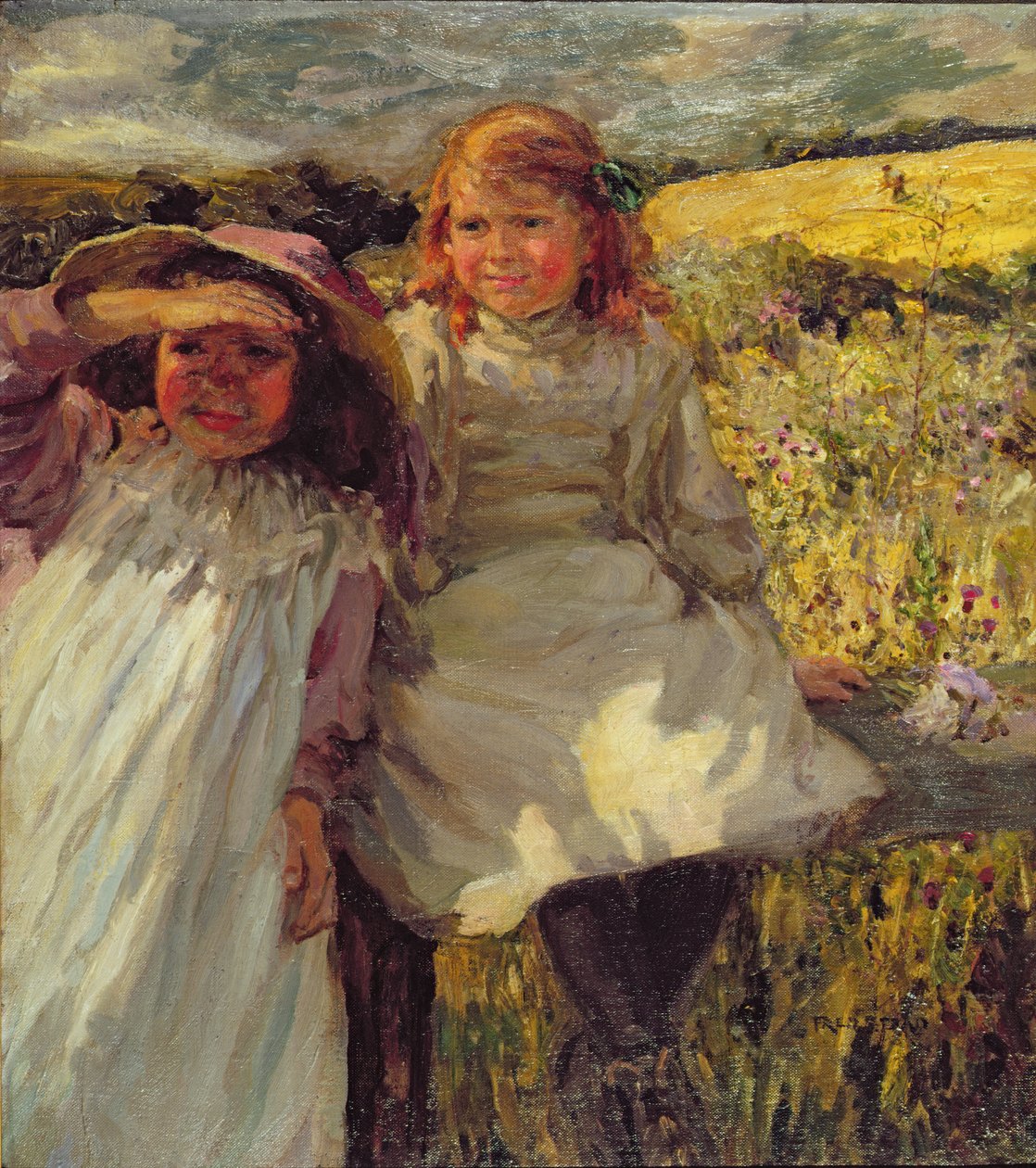 On the Stile by Frederick Stead