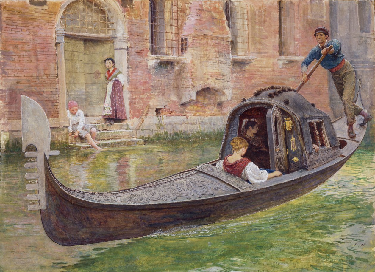 The Gondola by Frederick Walker