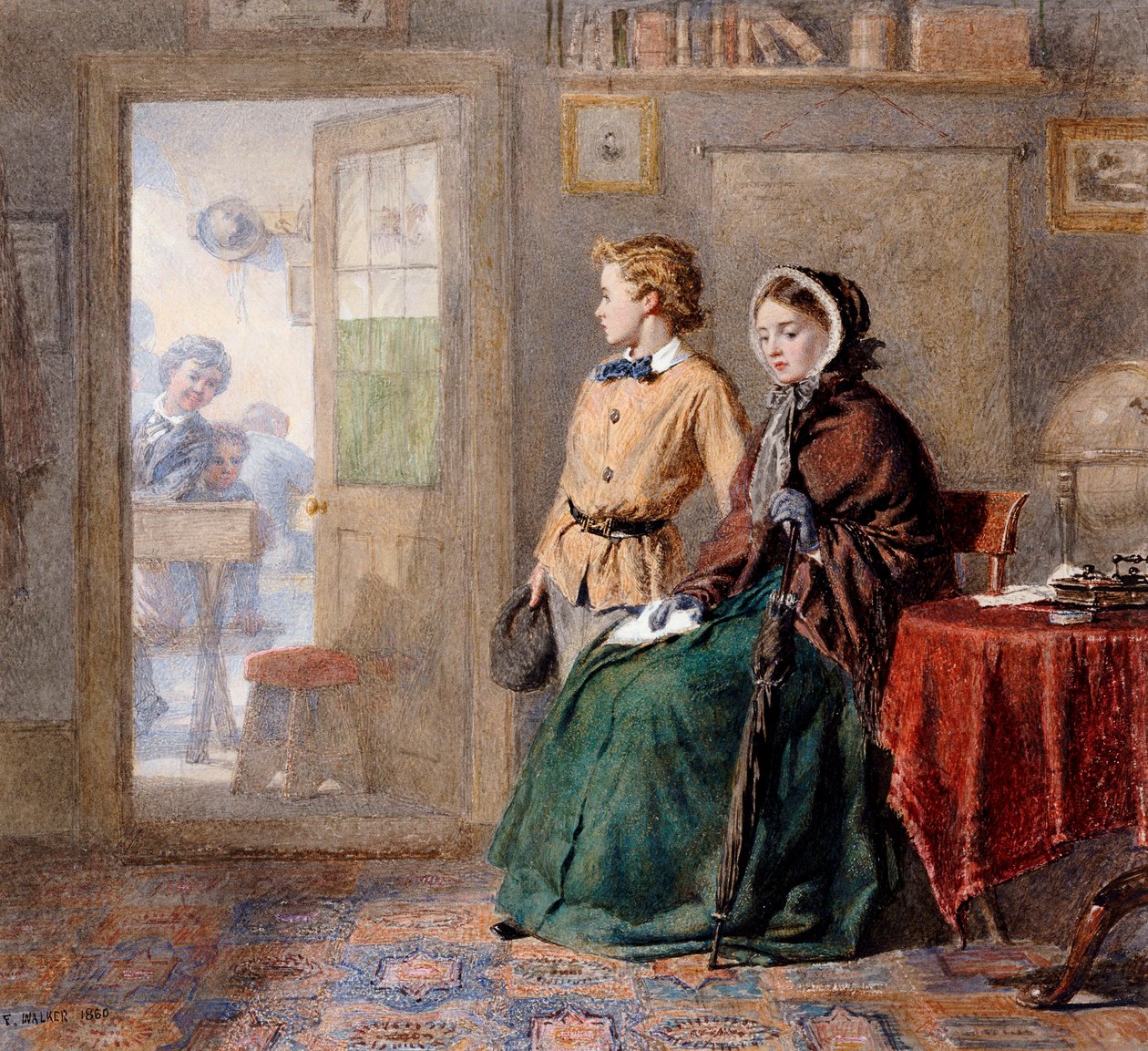 The New Boy by Frederick Walker